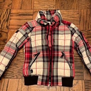 SAM. Plaid ski jacket size M